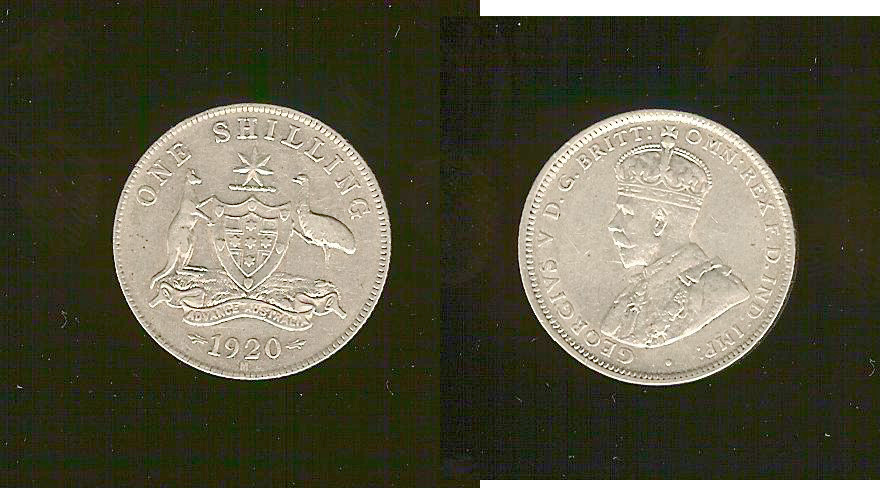 Australian shilling 1920 EF